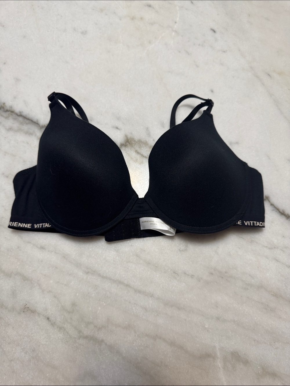 Adrienne Vittadini Black Padded T-Shirt Bra